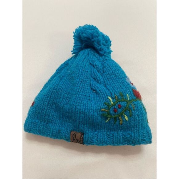 Turtle Fur Adult Blue Beanie - Picture 2 of 5